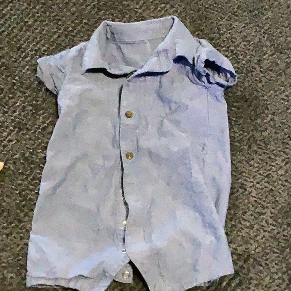 Carter's Blue and Beige Dinosaur Pajama Set - Picture 6 of 8